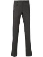 Incotex Patterned Tailored Trousers - Grey
