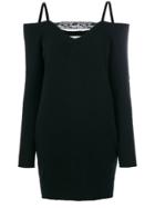 Dondup Cold Shoulder Dress - Black
