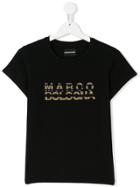 Marco Bologna Kids Rhinestone Logo T-shirt - Black