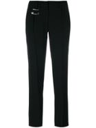 Versus Safety Pin Detail Trousers - Black