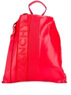 Givenchy Drawstring Backpack - Red