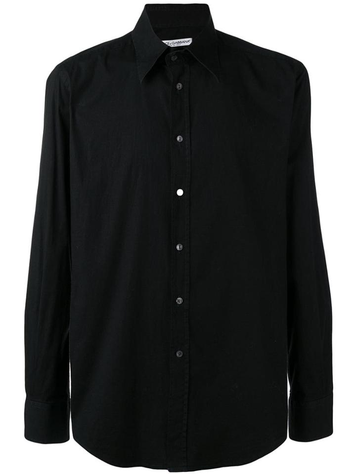 Dolce & Gabbana Vintage 2000's Slim Shirt - Black