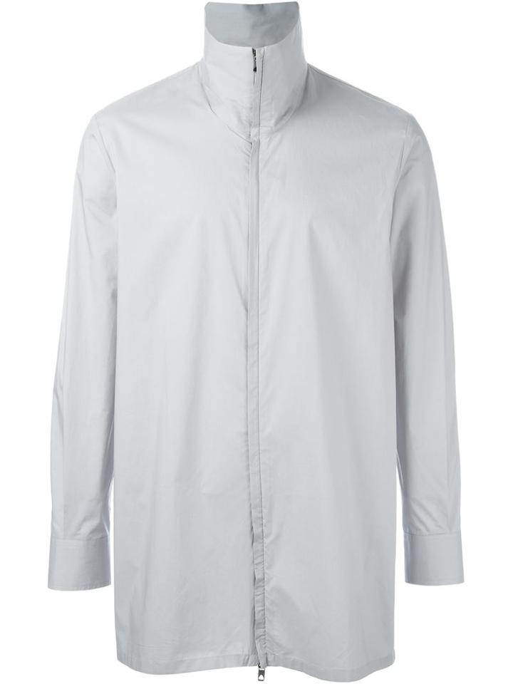 Diesel Black Gold Standing Collar Zip Shirt