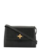 Céline Pre-owned Engraved Logo Shoulder Bag - Black