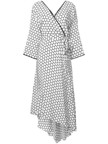 Dvf Diane Von Furstenberg Patterned Wrap Dress - Multicolour