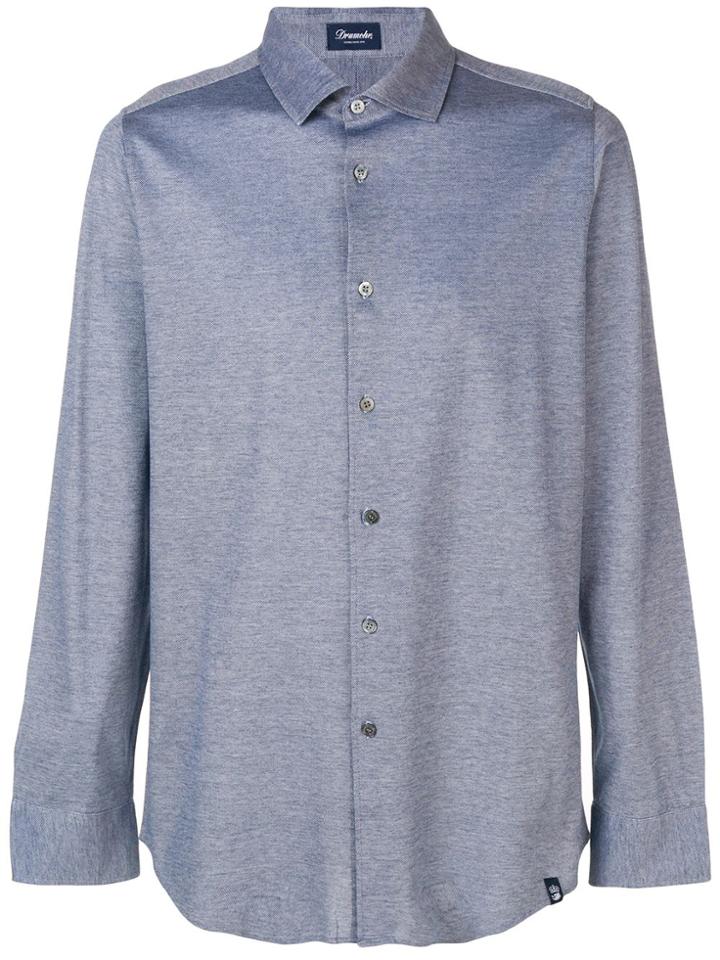 Drumohr Button-up Shirt - Blue