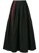 Uma Wang Stripe Trim Skirt - Black