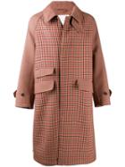 Mackintosh Ashkirk Shepherd Check Virgin Wool Oversized Overcoat
