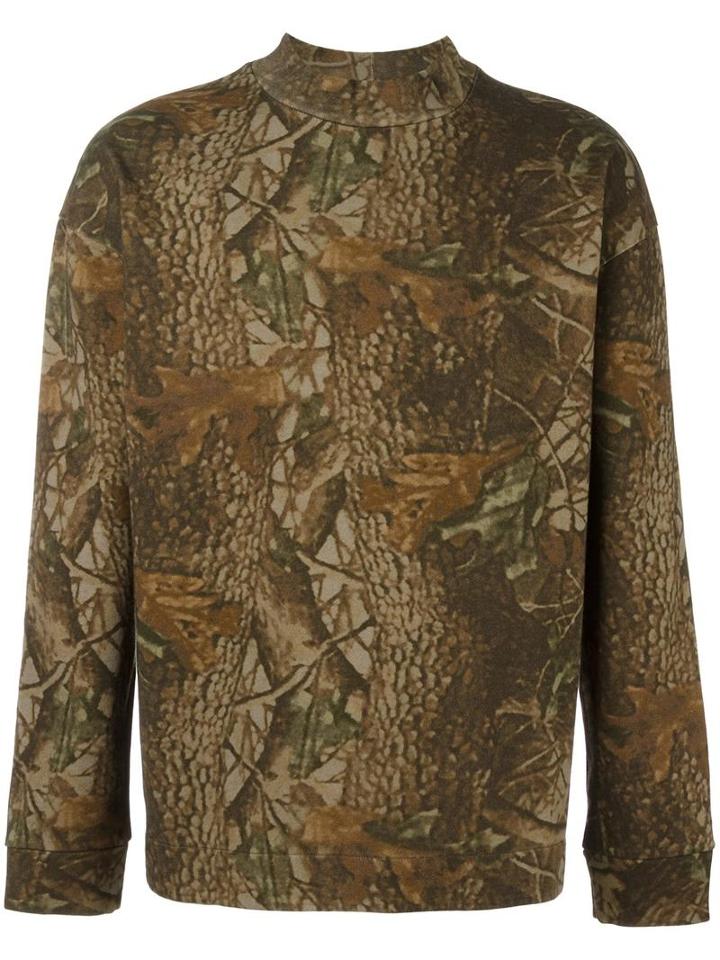 Yeezy Season 3 Forest (green) Print Sweatshirt, Men's, Size: Large, Cotton