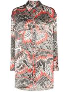 Rave Review Electra Dragon Print Shirt - Printed
