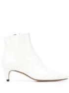 Isabel Marant Pointed Toe Ankle Boots - White
