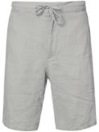 Onia - Max Drawstring Shorts - Men - Linen/flax - Xxl, Nude/neutrals, Linen/flax
