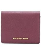 Michael Michael Kors Snap Wallet, Women's, Pink/purple, Leather