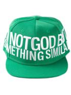 Ejxiii Embroidered Cap, Men's, Green, Acrylic