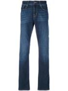 7 For All Mankind Stonewashed Regular Jeans - Blue