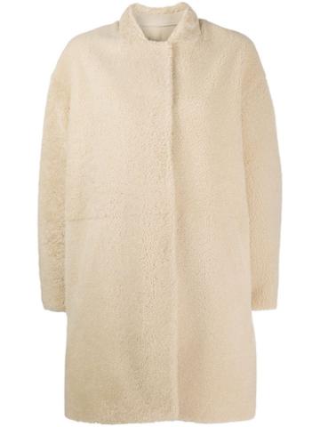 Sprung Frères Sedona Shearling Coat - Neutrals