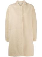 Sprung Frères Sedona Shearling Coat - Neutrals