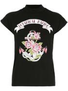 G.v.g.v. Botanical Marine Printed T-shirt - Black