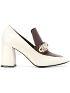 Coliac Embellished Buckle Pumps - Nude & Neutrals