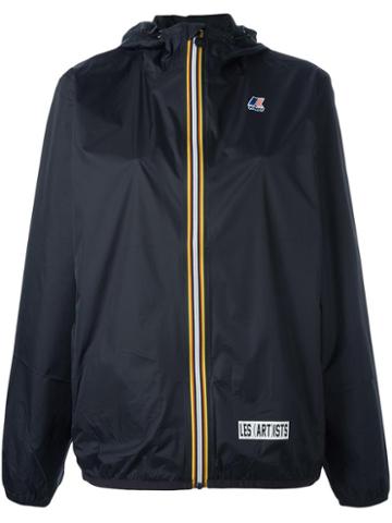 K-way X Les Artist Hooded Jacket, Women's, Size: Xl, Black, Polyamide