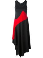 Y-3 Colour Block Asymmetric Dress