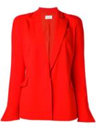 Mugler Classic Blazer, Women's, Size: 40, Red, Acetate/polyester