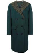 Jean Paul Gaultier Vintage Detachable Shawl Collar Coat - Green