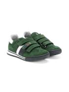 Cesare Paciotti 4us Kids Striped Sneakers - Green