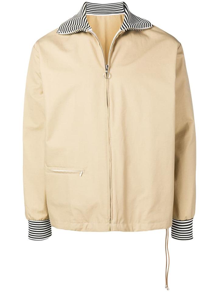 Anglozine Fonte Zipped Jacket - Neutrals