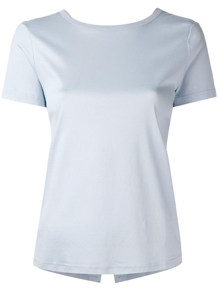 Helmut Lang Open Back T-shirt - Blue