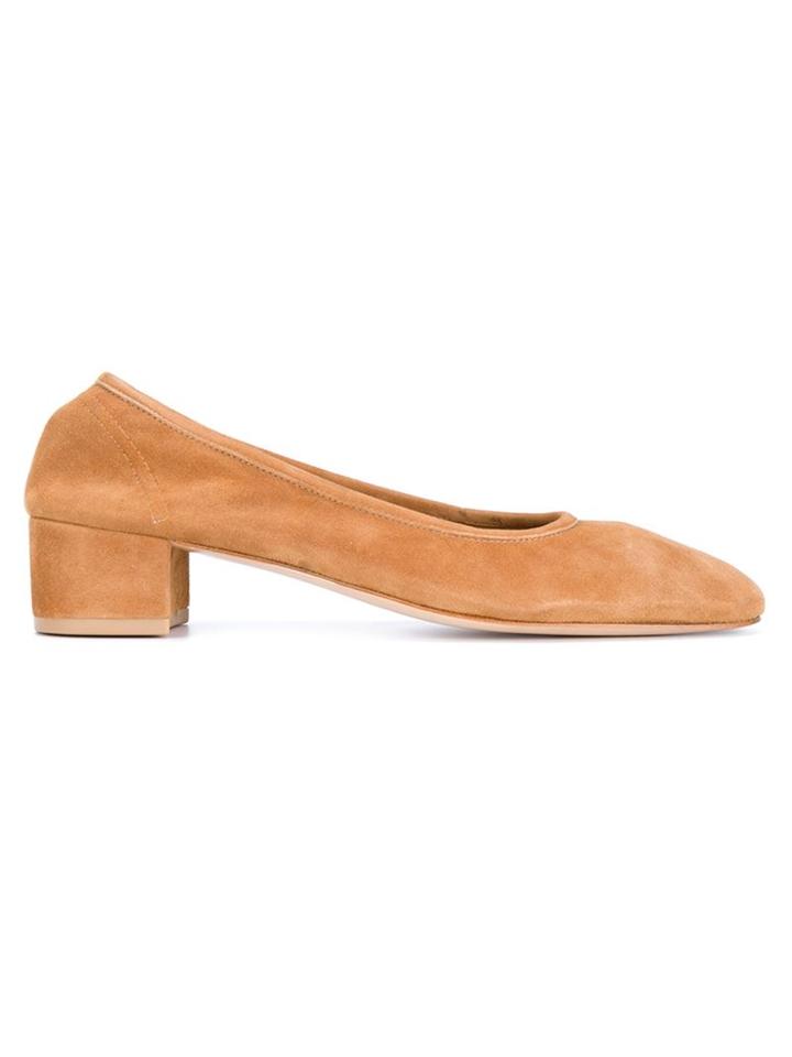 Maryam Nassir Zadeh Rberta Pumps, Women's, Size: 39, Brown, Leather/suede/rubber