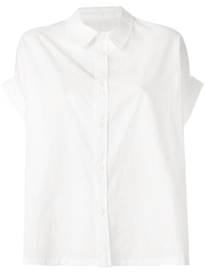 Y's Boxy Sleeveless Shirt - White