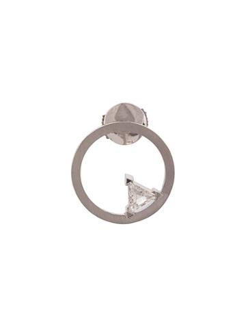 Hadar Nornberg Circular Stud Detail Earrings - Grey