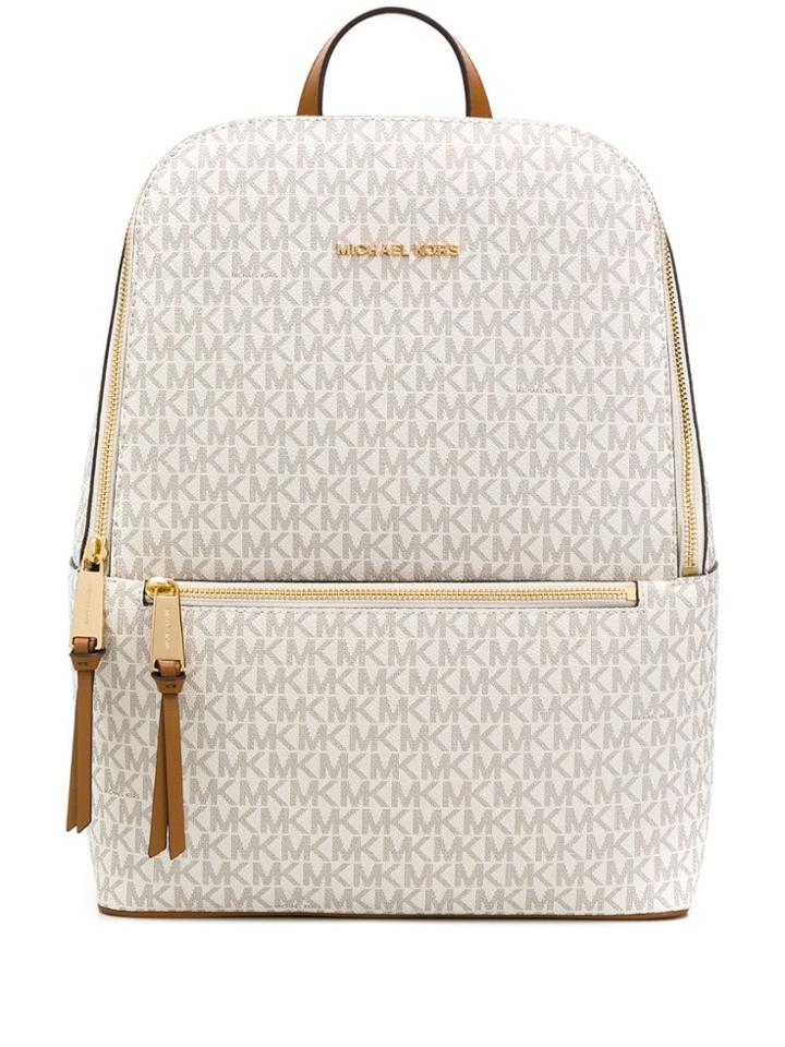 Michael Michael Kors Monogram Print Backpack - Neutrals