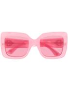 Gucci Eyewear Square Framed Glasses - Pink