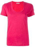 Moncler Scollo T-shirt, Women's, Size: Xs, Pink/purple, Cotton