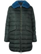 Moncler 'indis' Padded Coat - Green