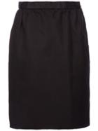 Yves Saint Laurent Vintage Vintage Skirt, Women's, Size: 42, Black