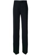 Pallas - Straight Tailored Trousers - Women - Wool - 40, Black, Wool