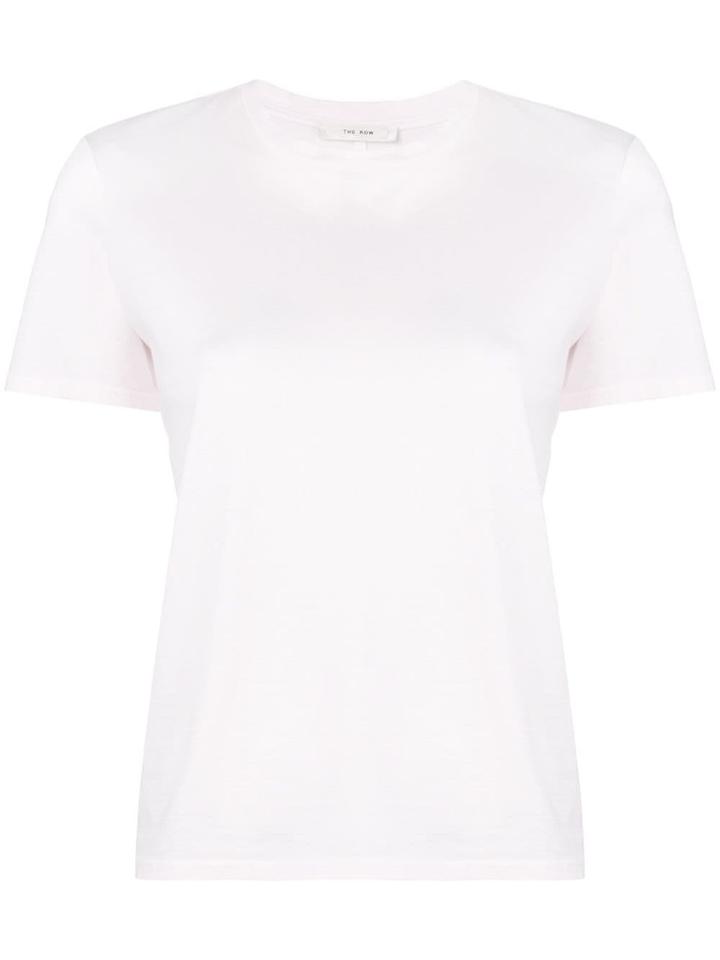 The Row Classic Short-sleeve T-shirt - Pink & Purple