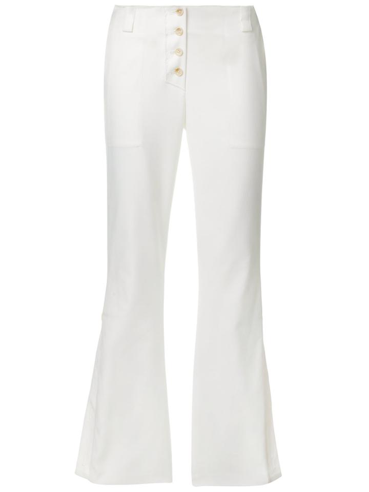 Proenza Schouler Flared Pants - White