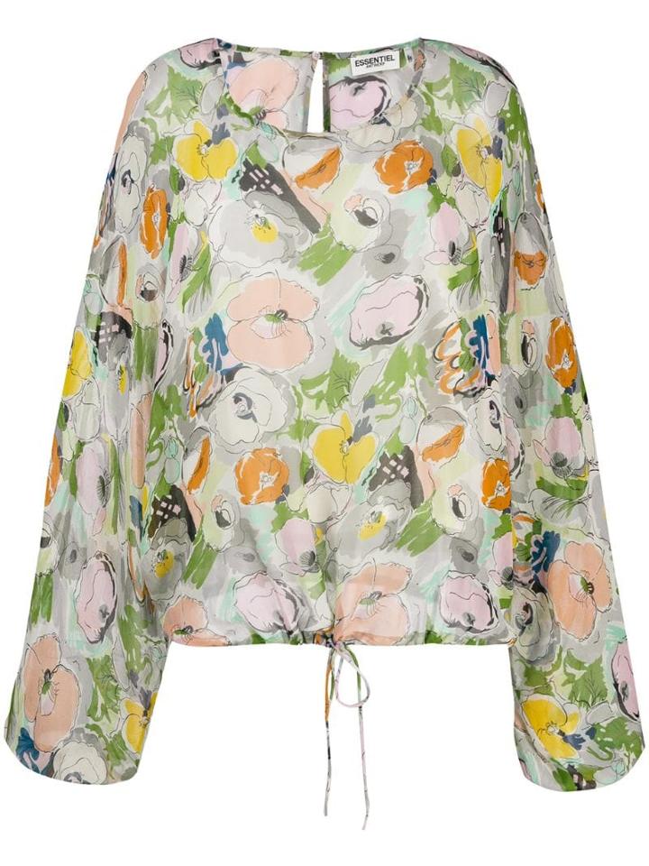 Essentiel Antwerp Tristori Oversized Blouse - Green