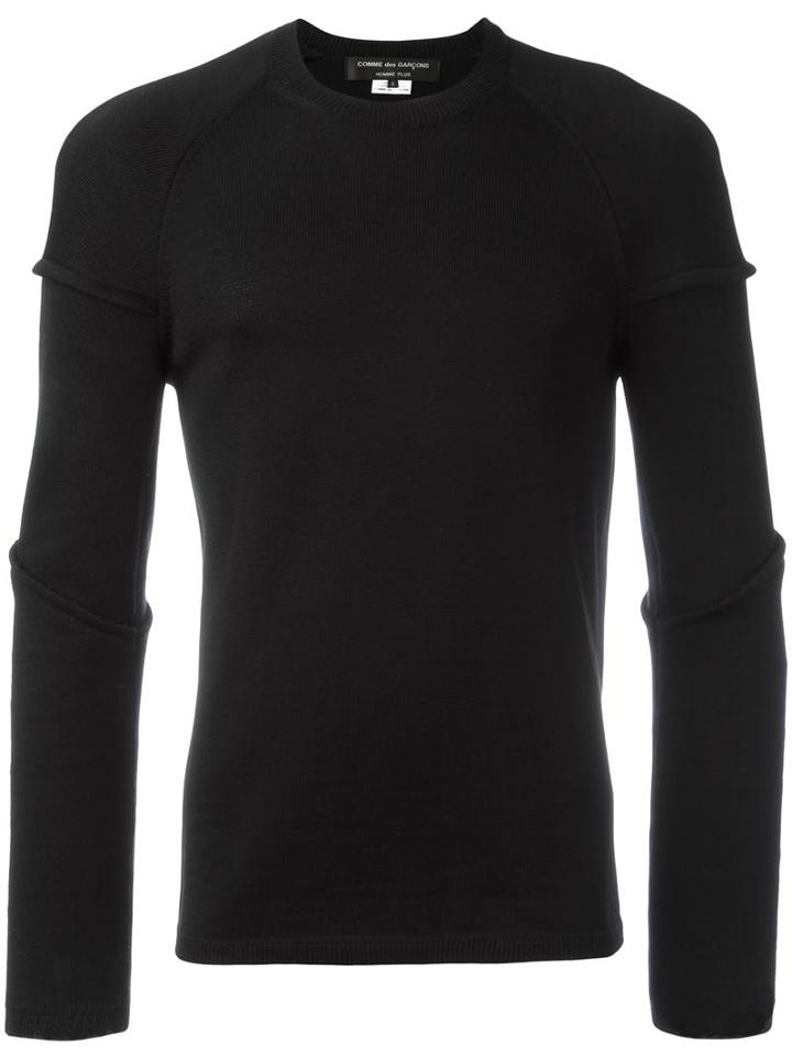 Comme Des Garçons Homme Plus Crew Neck Jumper, Men's, Size: Small, Wool