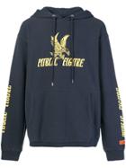 Heron Preston Public Figure Hoodie - Blue