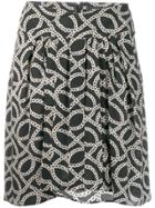 Isabel Marant Pleated Short Skirt - Black