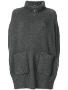 Sottomettimi Spread Collar Poncho - Unavailable