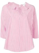 Semicouture Striped Blouse - Red