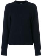 Joseph Ribbed Knit Sweater - Blue