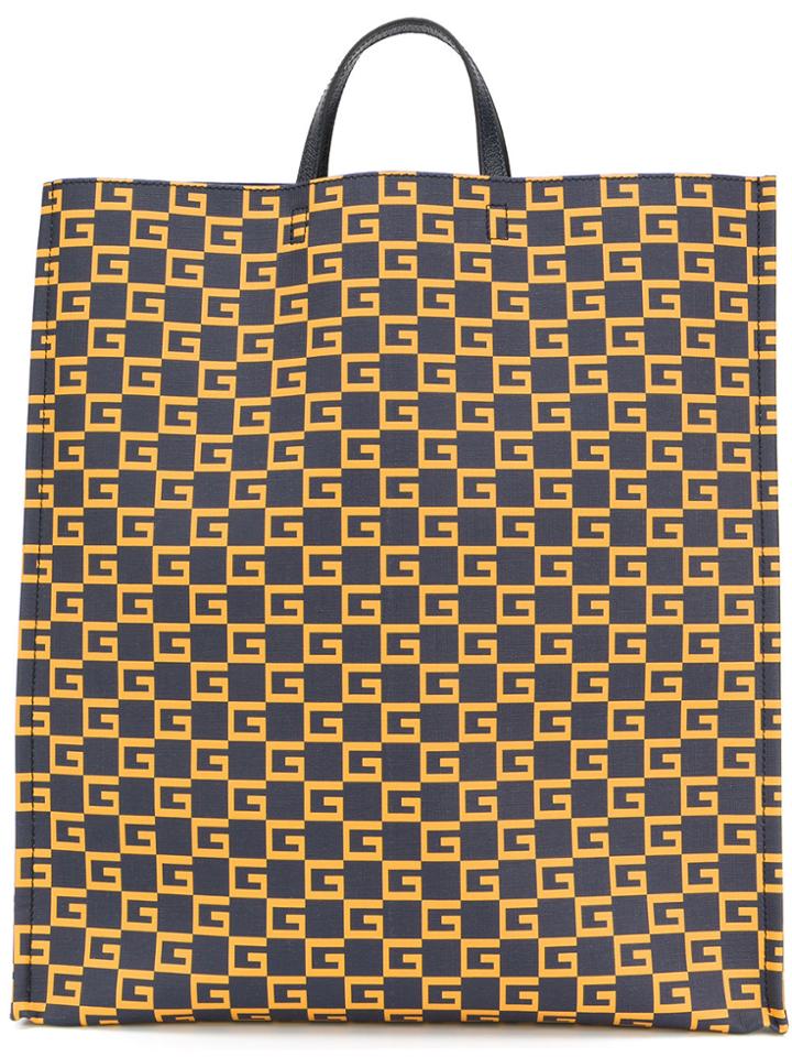 Gucci Supreme Square G Tote - Blue