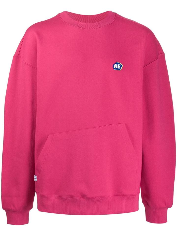Ader Error Jersey Sweatshirt - Pink